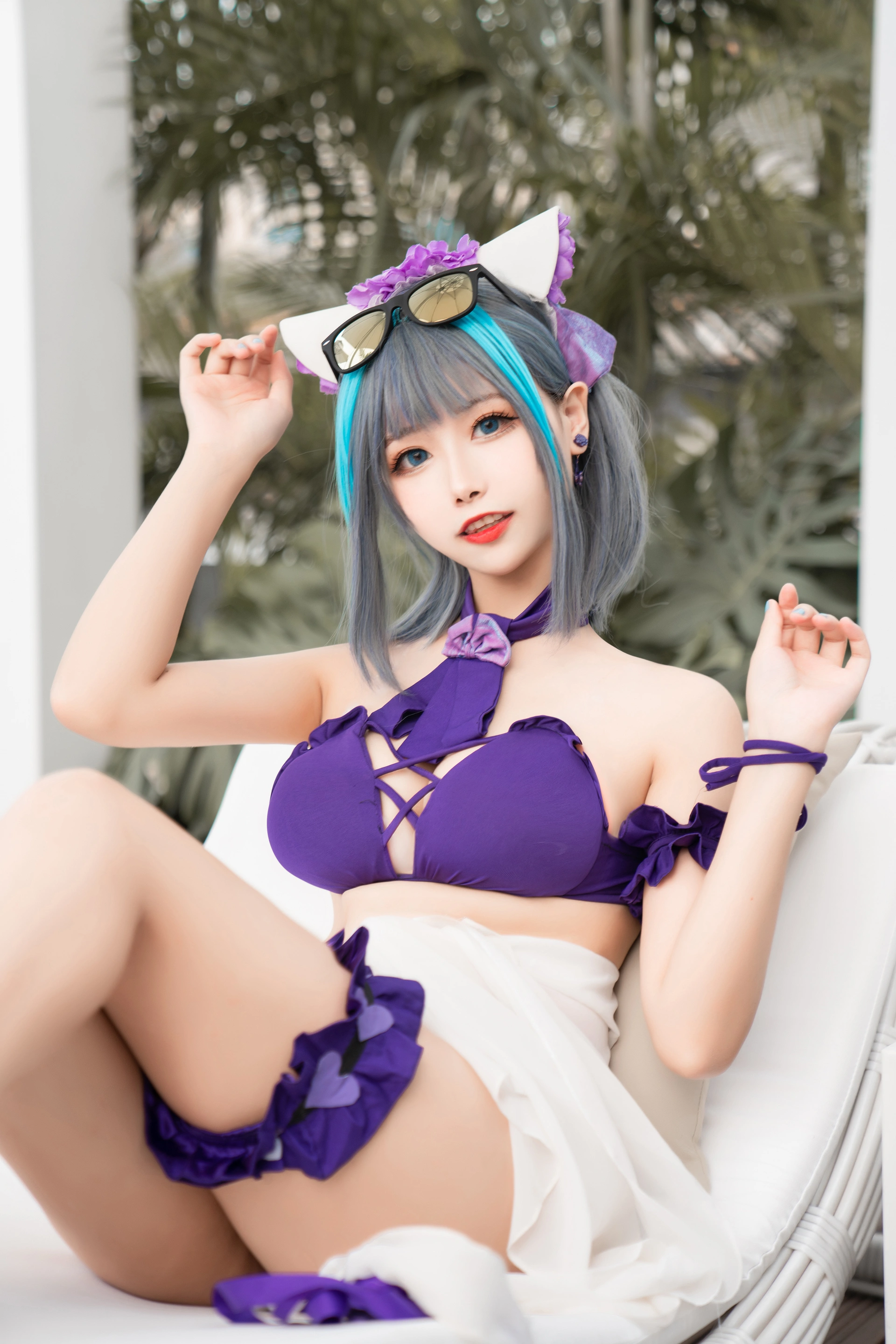 Momoko葵葵 - NO.17 柴郡水着 1