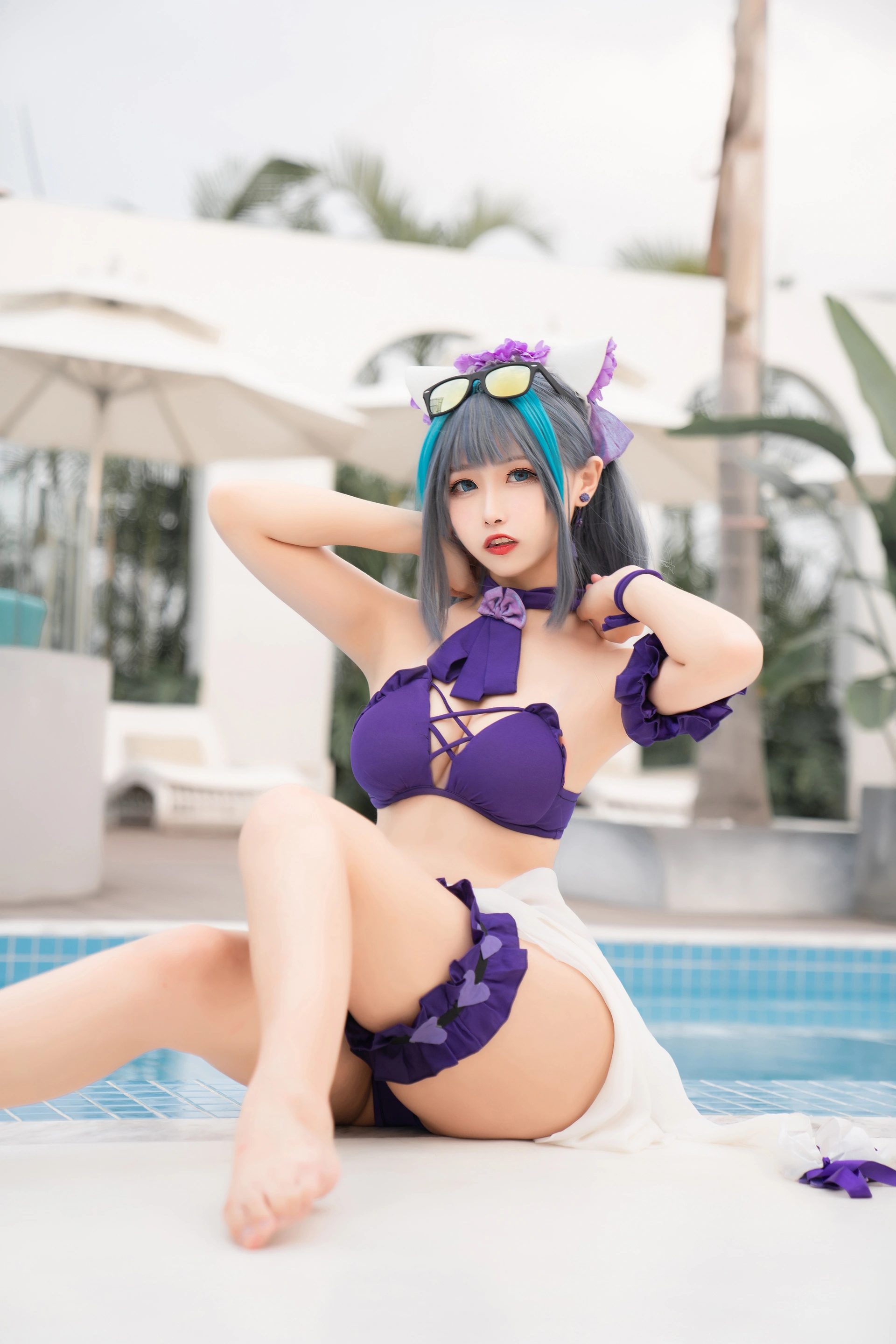 Momoko葵葵 - NO.17 柴郡水着 2