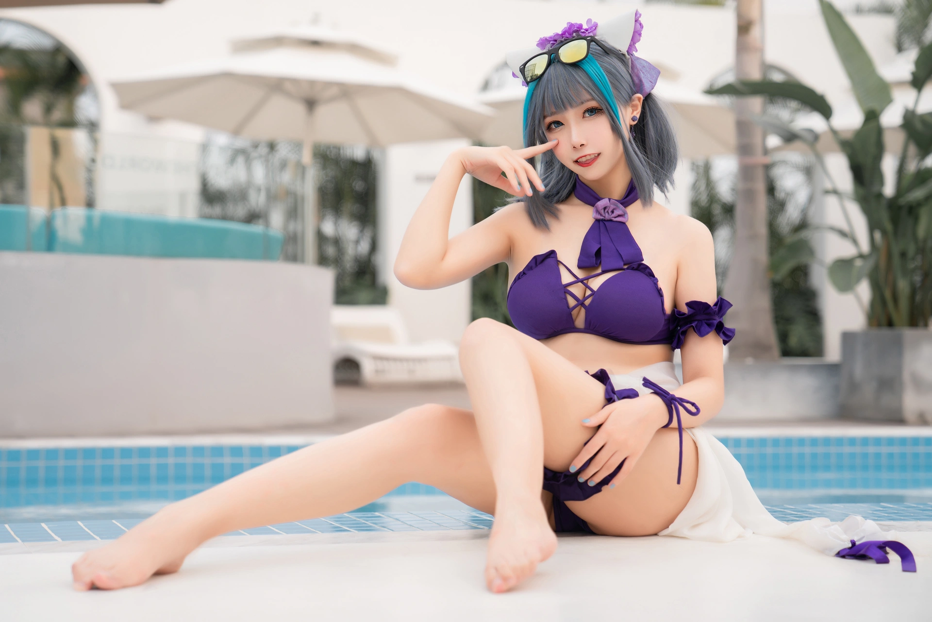 Momoko葵葵 - NO.17 柴郡水着 3